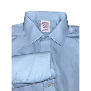 Brooks‎ Brothers Madison French Cuff Button Up Men's 15.5-33 Light Blue (READ)
